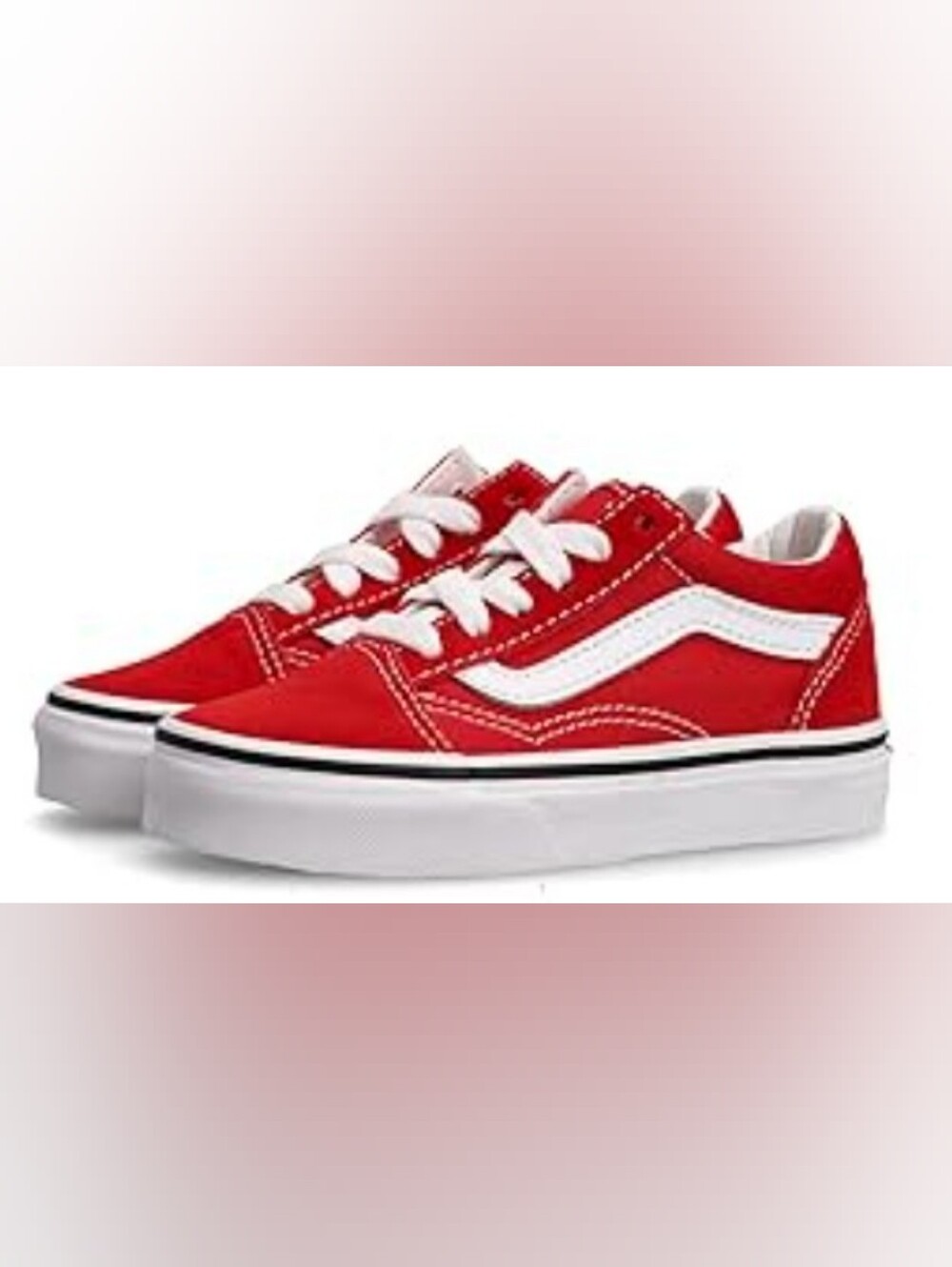 Vans Old Skool 'Racing Red' Sneakers Kids Size 12.5 NWT